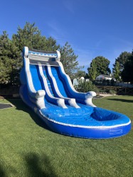 IMG 0328 1757903337 22' Blue Crush Dual Lane Slide